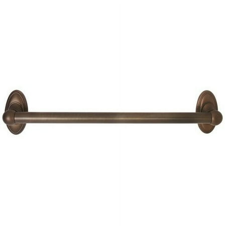 Alno Inc Classic Traditional 18'' Grab Bar with Brass Construction