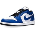 thumbnail image 1 of Nike Chaussures de Course pour Hommes Air Jordan 1 Low Blanc/orange Laser-Noir, 1 of 3