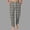 Gray, variant on Men's Casual Checkered Loungewear Drawstring Elastic Waist Pant Cuffed Home Sleep With Pockets