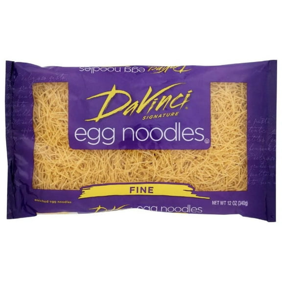 DAVINCI, NOODLE EGG FINE, 12 OZ, (Pack of 12)
