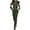 A3_Army Green, variant on JFGHDG Snow Suits for Women Color Block One Piece Snowsuit Sports Waterproof Windproof Faux Fur Collar Warm Waterproof Sports Outerwear Sports Slim Women's Cold Weather Coveralls A1_army Green L