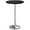 Black-2, variant on XPOPR Bistro Pub Table Round Bar Height Cocktail Table Metal Base MDF Top Obsidian 23.8-Inch Top, 39.5-Inch Height (1, Black-2)