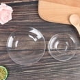 thumbnail image 3 of 4pcs Clear Glass Snack Plate, Restaurant Dessert Plate, Tea Table Decoration Tea Bag Holder. 3 Inch, 3 of 6