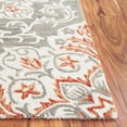 thumbnail image 3 of SAFAVIEH Metro Liadain Floral Area Rug, Gray/Rust, 3' x 5', 3 of 7