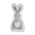 thumbnail image 6 of Ptetnvg Rabbit House Silicone Mold Silicone Mold for Crafts Heart House Easter Rabbit Angel Shape Diy Resin Mould for Home Decor Crafts Silicone Mold, 6 of 7