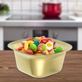 thumbnail image 6 of Raindrops 1Pack Golden Condiment Sauce Bowl 12.5x8.0x6.0in 304 Stainless Steel Heat Resistant for Indoor Barbecues, 6 of 8