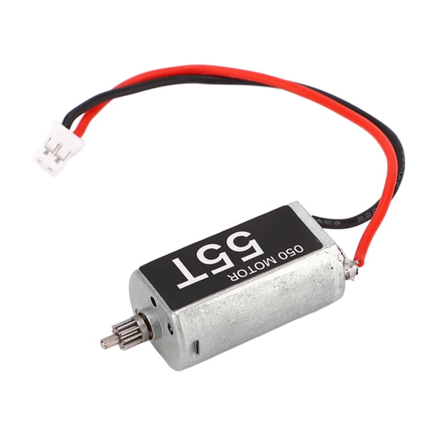Motor Con Casquillo Crawler RC, Motor De Alto Par 050 55T Con Engranaje De Piñón 11T Para Coche Trepador De Control Remoto AXIAL SCX24 1/24