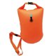 thumbnail image 2 of Bolsa seca para boya de natación, 20 litros, impermeable, inflable con correas ajustables, entusiastas de la natación, color naranja, 2 of 8