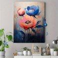 thumbnail image 4 of Qisvanset 12x16 Inch Colorful Peony Canvas Wall Art, Textured Floral Painting Elegant Botanical Home Ornament, 4 of 8