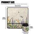 thumbnail image 5 of HELLHERO Retro Plants Sewing Machine Pad with Storage Cylinder Non Slip Sewing Machine Dust Cover for Xmas Gifts Travelling, Valentine's Gift, 5 of 5