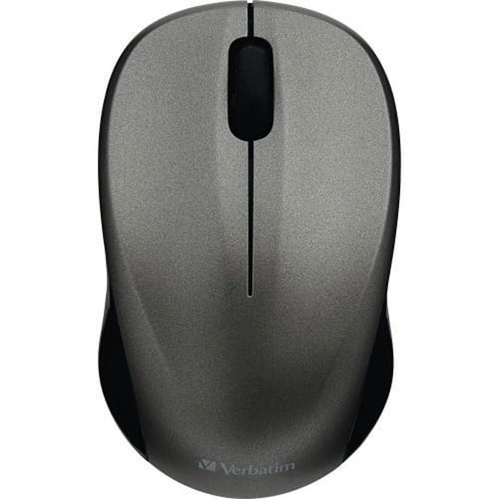Verbatim Silent Wireless Blue LED Mouse Graphite