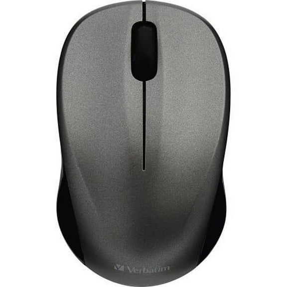 Verbatim Silent Wireless Blue LED Mouse, Graphite