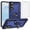 Blue, variant on Asuwish Compatible with Samsung Galaxy S25 FE 5G Phone Case Tempered Glass Screen Protector Slim Magnetic Ring Holder Stand Hybrid Protective Cell Cover for S 25 EF AI S25FE 25S Women Men Black