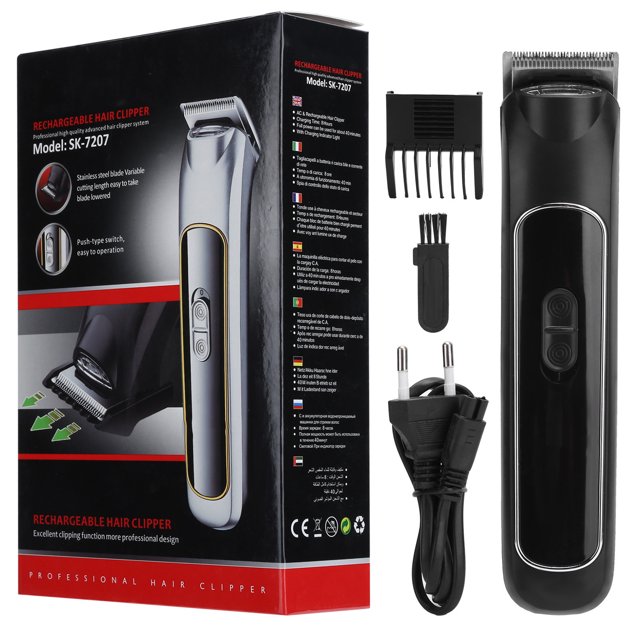 Maquinilla eléctrica para cortar el pelo recargable, cortadora de pelo, herramienta de estilismo, enchufe europeo de 220V