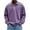 Purple, variant on LTTVQM Mens Oversize Long Sleeve Polo Shirt Casual Button Up Loose Fit Work Shirt Solid Collared Hiking T-Shirt Black 3XL