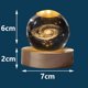thumbnail image 5 of Bola de cristal de galaxia 3D para una decoración elegante, lámpara de bola de cristal con base de madera maciza para una luz nocturna práctica, 5 of 6