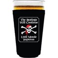 thumbnail image 2 of The Beatings Will Continue Pint Glass Coolie Black, 2 of 2