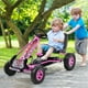 thumbnail image 2 of Costway Go Kart Racing para Niños Coche de Pedal con Ruedas de Goma Embrague y Freno 98 x 59 x 61 cm Rosa, 2 of 8