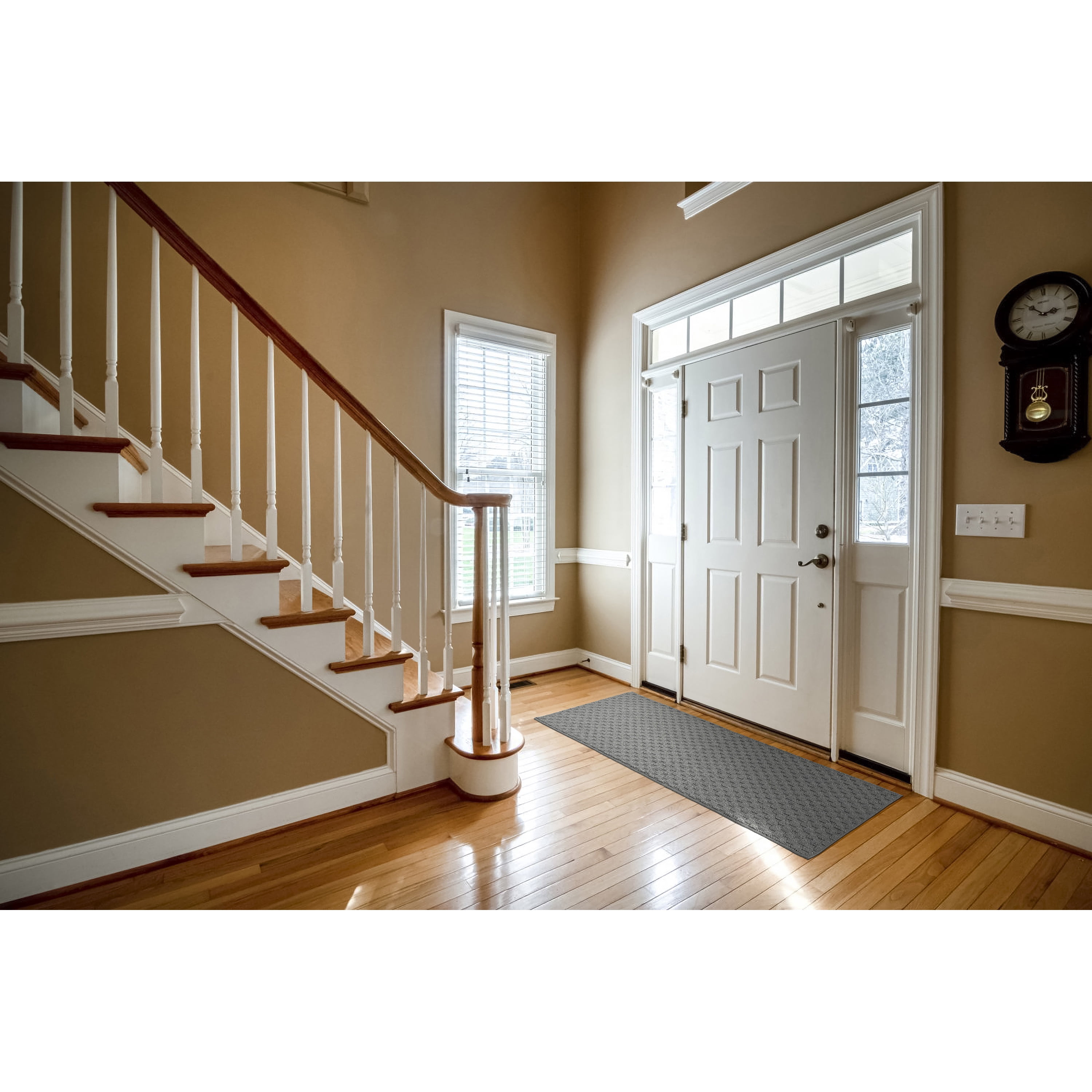 Garland Rug Town Square Cinder Gray Indoor Runner Rug, 2' x 5'