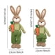 thumbnail image 2 of Decoraciones de Pascua, Adornos de Pascua, Regalos de Pascua Decoración de Pascua Lindo Muñeco Elástico Adorno Conejo de Peluche, 2 of 6