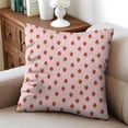 thumbnail image 4 of Strawberry Fruit Pillow Covers Pillow Cover,Soft Pillow Cas Covers,linen Pillowcases Double-sided Printing for Sofa Couch Outdoor Decor,Decorative Set Of 2,18x18 Inches, 4 of 7