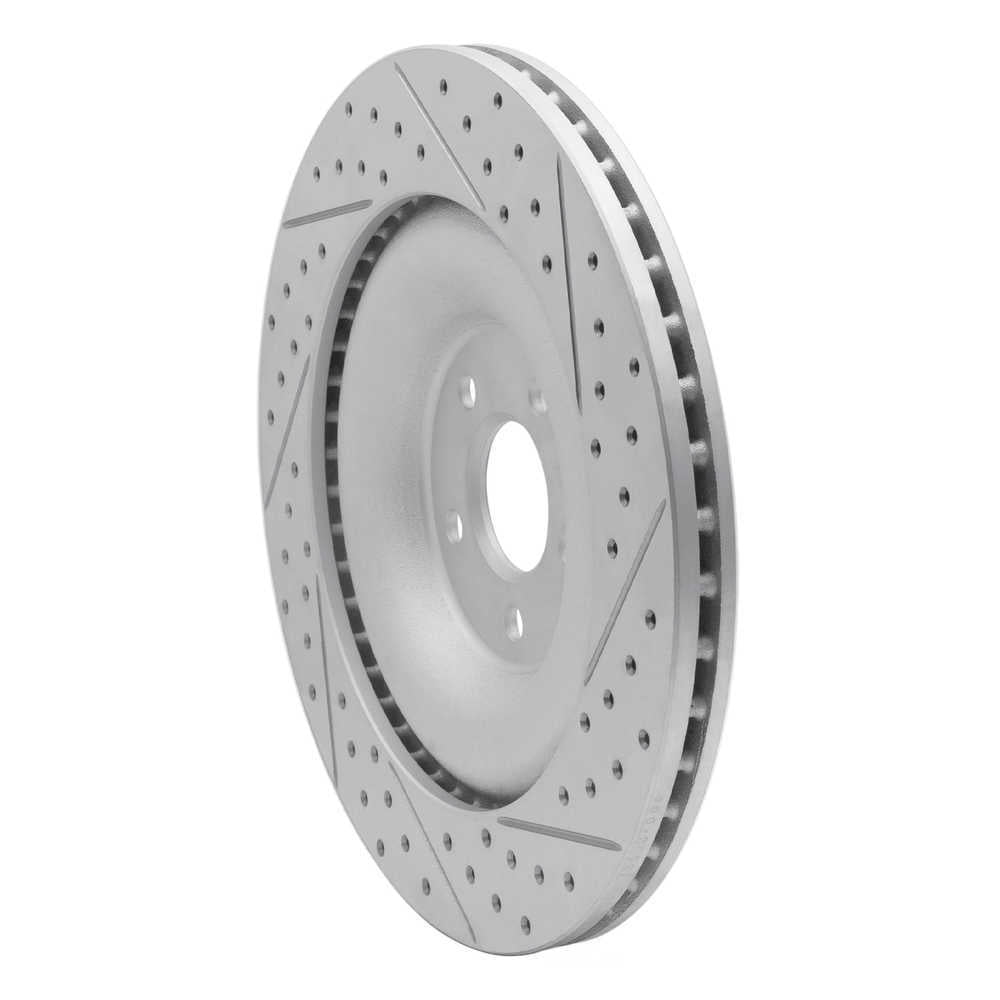 Dynamic Friction Company 830-20027L DFC Geoperformance Rotor - Drilled and Slotted
