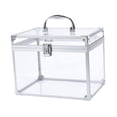 thumbnail image 3 of Runquan Acrylic Makeup Case Clear Crown Box Cosmetic Case for Dresser Vanity Counter, 3 of 8
