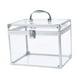 thumbnail image 3 of Organizador de maquillaje, vitrina cosmética, caja decorativa de acrílico transparente con forma de corona. Claro, 3 of 8