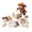 A003- Clear (Highland Cow), variant on Wooden Tissue Box Holder Craft Kit for Adults Highland Cow Decorative Tissue Box Covers Wooden Beads for Crafts Table Decorations