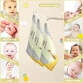 thumbnail image 3 of SKYSONIC 3 PCS Hello Autumn Landscape Baby Muslin Washcloths, Fall Fox Face Towel Burp Cloths Ultra Soft Absorbent Cotton Bath Wipes Towels for Newborn Boys Girls, 3 of 7