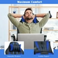 thumbnail image 5 of YRLLENSDAN Gaming Chair Video Game for Adults, Leather High Back Computer Chair with Flip-up Arms/Lumbar Support/Headrest Adjustable Desk Chairs for Computer, Women Men, 5 of 8