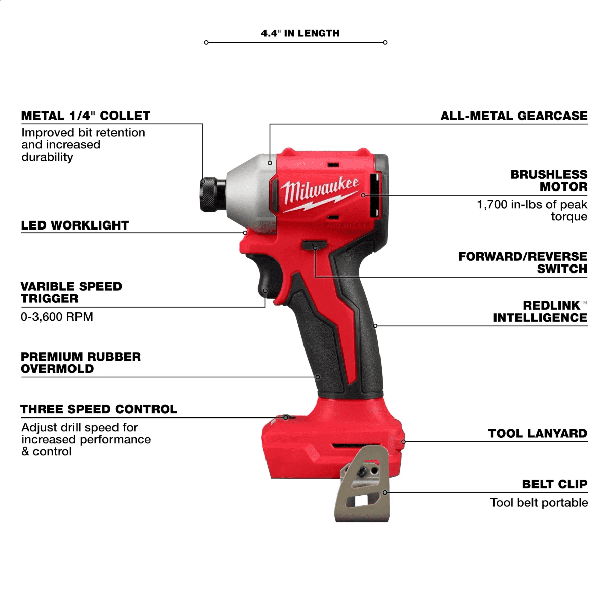 Milwaukee Tool M18 4-Tool Combo Kit