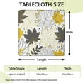 thumbnail image 2 of Fitted Tablecloth Square Waterproof Botanical Floral Table Cover with Elastic Edge, Backed Tablecloth for Farmhouse Patio Spring Picnic, 2 of 6