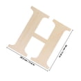 thumbnail image 2 of Luxshiny 1 Set Unfinished Wood Letters Diy Crafts For Home Wall Decor Children Art Projects, 2 of 8