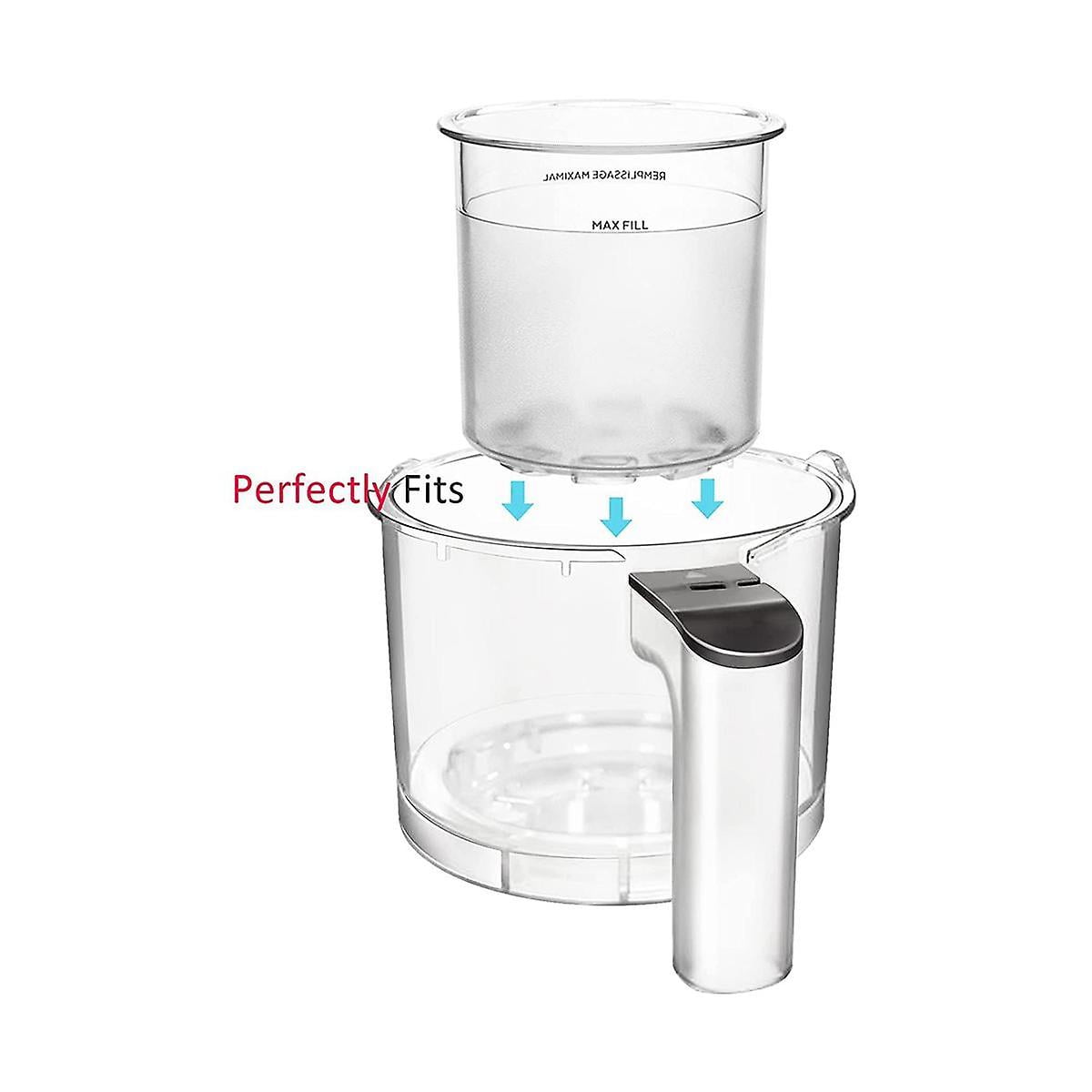 4 pack 16oz Replacement Pints with Lids for Ninja Creami NC300 NC301 NC299AMZ Ice Cream Maker