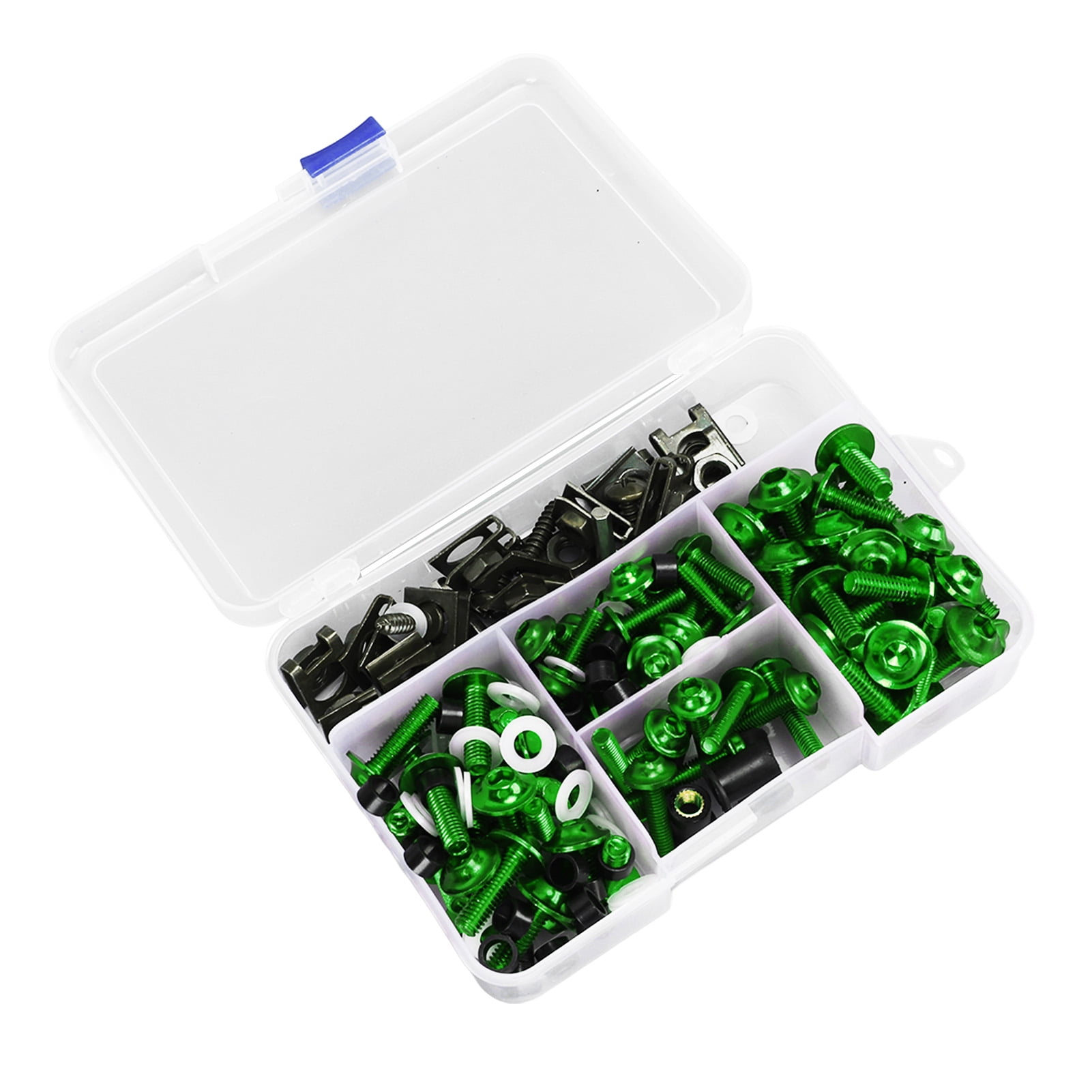 YZXOOP Kit De 10 Tornillos Y Pernos Para Deflectores De Parabrisas De Motocicleta M4*16 Para Aprilia RSV4 RSV1000R Tuono V4 1100 Tornillos Para Carenado Carrocería(Rojo