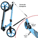 thumbnail image 5 of Scooter Para Niños Joykoo Ajustable Con Ruedas De Goma Freno Trasero 3 Kg Azul Claro, 5 of 5