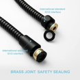 thumbnail image 4 of Black stainless steel handheld shower hose, 4 of 8