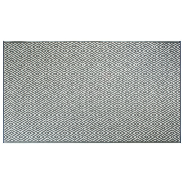 DII Gray Diamond Outdoor Rug
