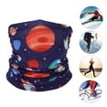 thumbnail image 4 of Outdoor Face Scarf, Soft Breathable Neck Gaiter Compact  for Hot Summer Space,Ocean, 4 of 7