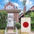 thumbnail image 4 of Japan Flag Japanese Garden Flags 12x18 Double-Sided Small Burlap Yard Flag Decorations for Outdoors(Japan), 4 of 6