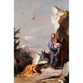 thumbnail image 2 of Giovanni Battista Tiepolo 17x24 Gold Ornate Framed and Double Matted Museum Art Print Titled - The Flight into Egypt (ca. 1767-70), 2 of 4