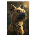 thumbnail image 3 of Hudo Cairn Terrier Dog on Space Poster Art - Cairn Terrier Dog Canvas Wall Art - Wallpaper - Work Anniversary Gifts, 3 of 5