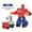 B, variant on Children's Toys DIY Disassembly And Assembly Deformation Car Man Excavator Truck Manual Screw Assembly Deformation Car