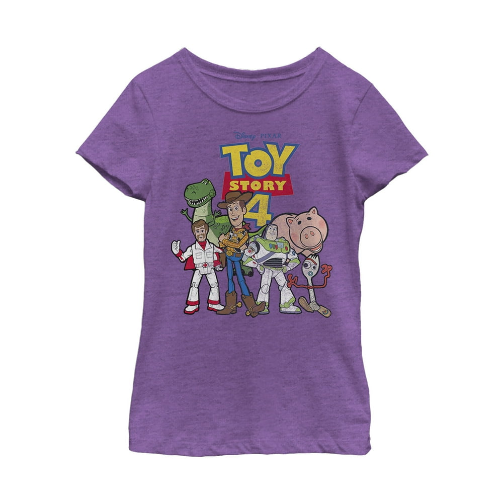 Disney Pixar Toy Story - Girl's Toy Story Character Logo Party Graphic ...