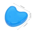 thumbnail image 4 of Unique Bargains 1 Pc Braces Box Heart Braces Storage Box Clear Blue, 4 of 5