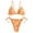 Orange, variant on Swimsuits for Women,Women Print Two Piece Retro Halter Ruched High Waist Print Bikini Set Orange M(M)