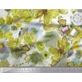 thumbnail image 3 of Soimoi Georgette Viscose Fabric Rose Watercolor Printed Craft Fabric by the Yard 42 Inch Wide, 3 of 3