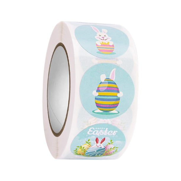 500 pegatinas de Pascua de 1 pulgada para sobres, ideales para regalar a niños. Estilo B