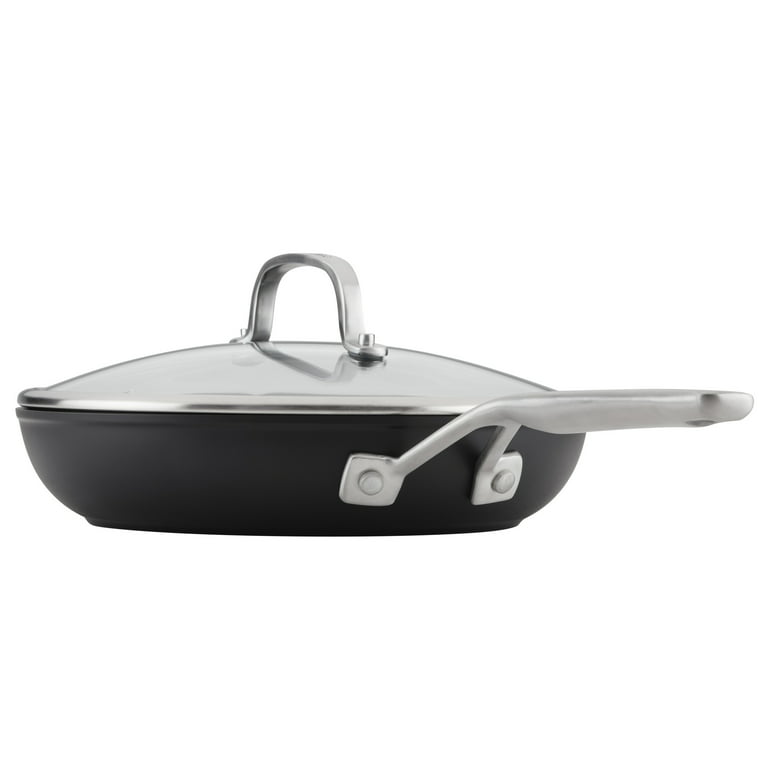 10 Hard-Anodized Induction Fry Pan with Lid (Nonstick